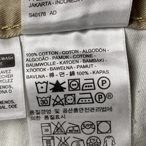 Levi's 505 Regular Straight Leg Jeans Men's 32x32 Beige Causal Streetwear - Picture 9 of 10